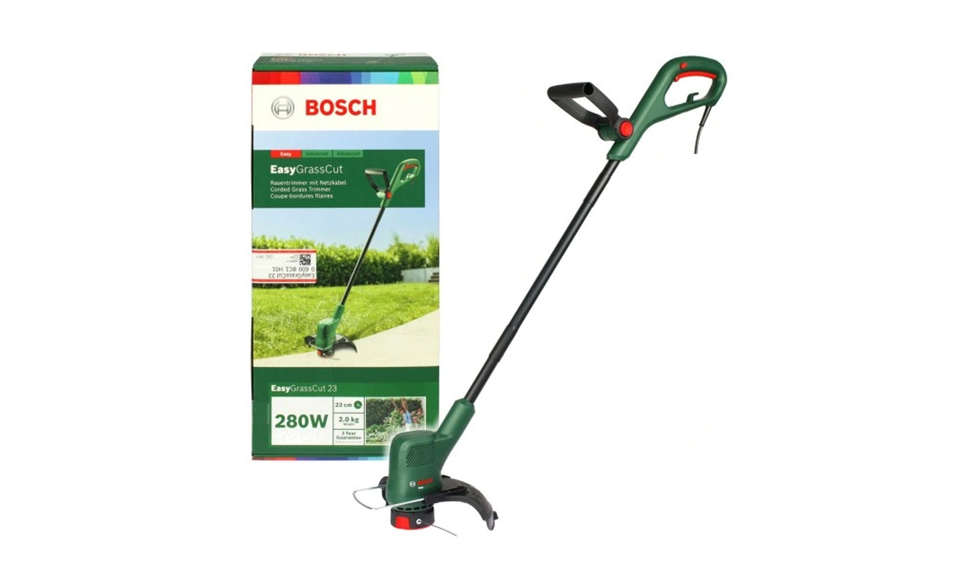 Bosch EasyGrassCut 0 6008C1H71 Rasentrimmer 23 cm 280 W UK-Stecker