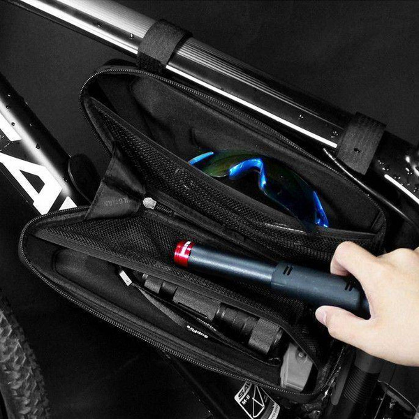 Wasserdichte Fahrradtasche WildMan E4 1L Schwarz