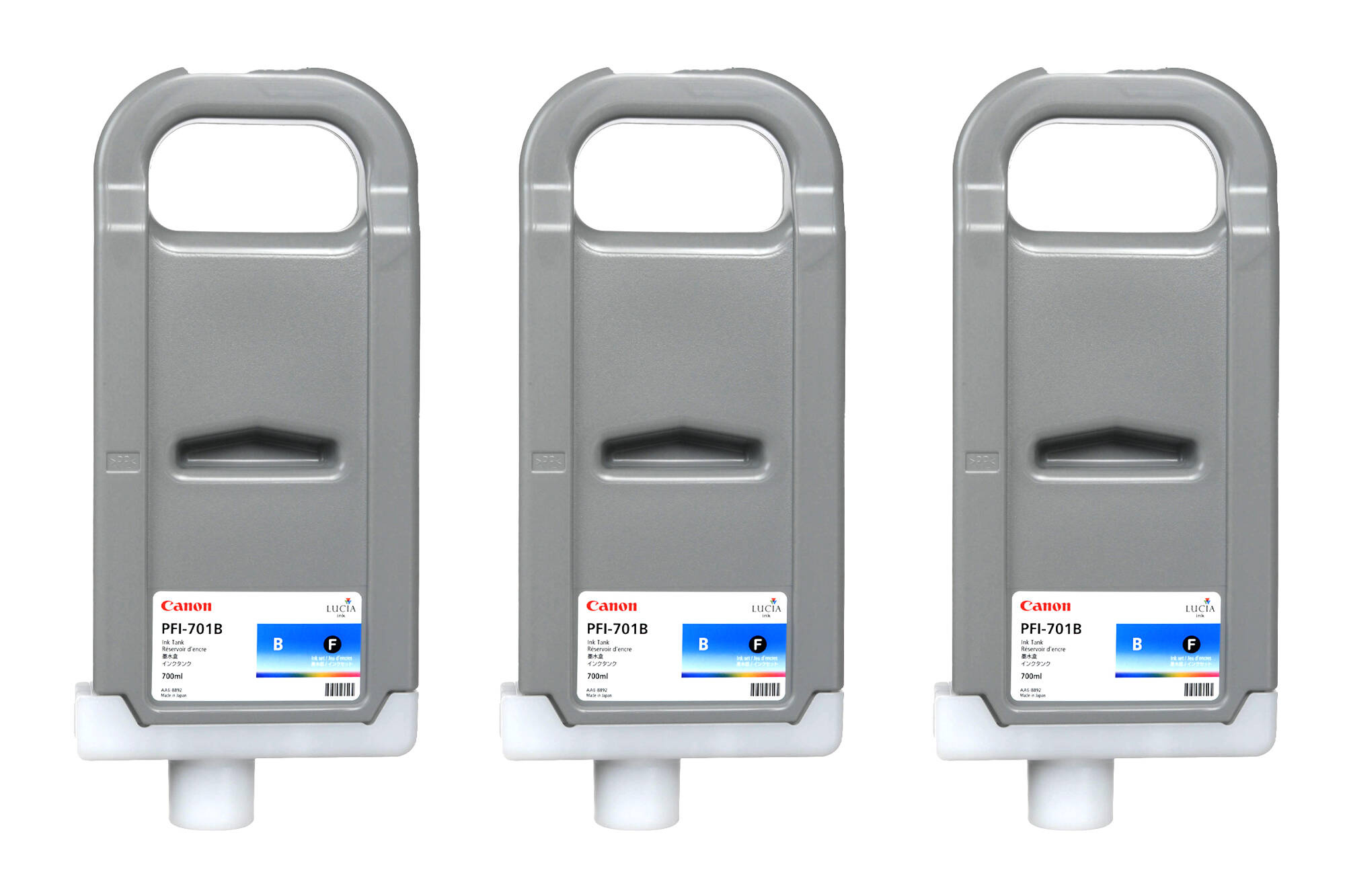 Canon PFI-701B Ink Blue 3x700ml iPF8000
