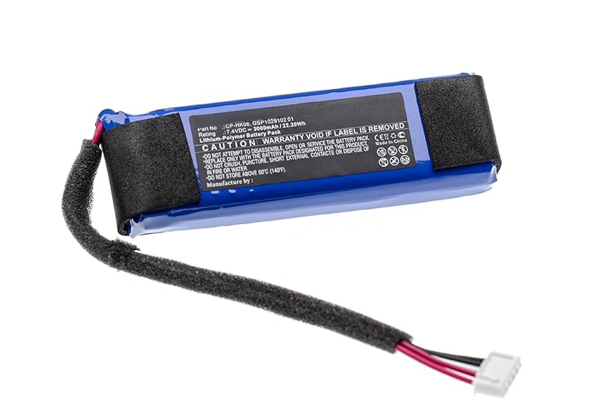 Battery rechargeable for Harman Kardon Go Play / Mini / Go+ Play 3000mAh 7.4V