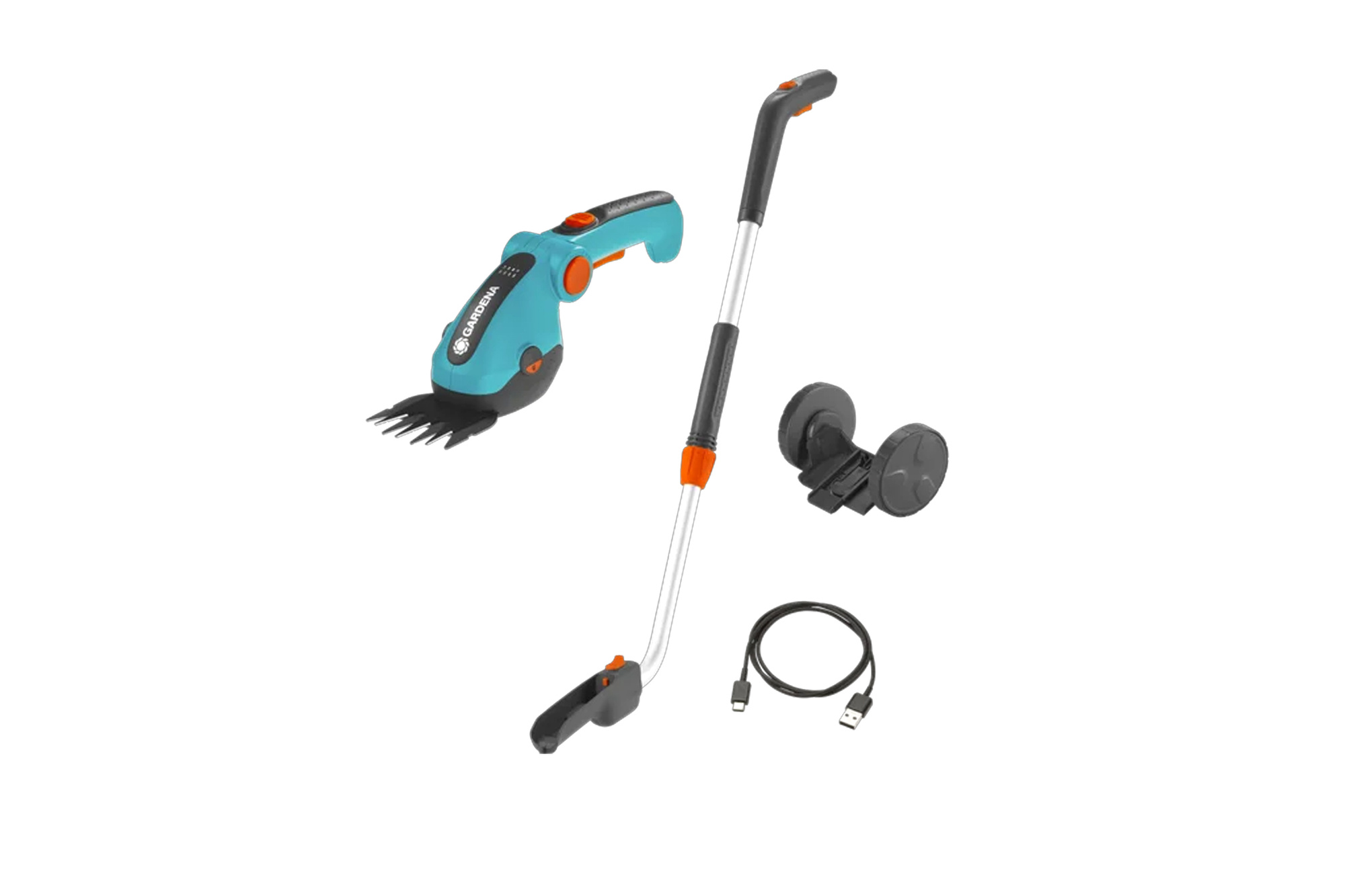 GARDENA 9889-20 ComfortCut Li Akku-Grasscheren-Set