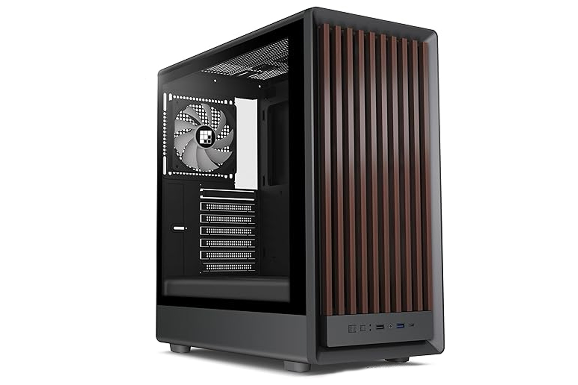 Gaming PC Gehäuse M1 ATX Mid-Tower Holz 4x ARGB PWM