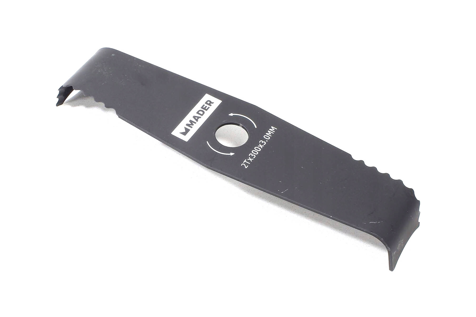 Universal lawn mower blade 2Tx300x3.0 mm MADER