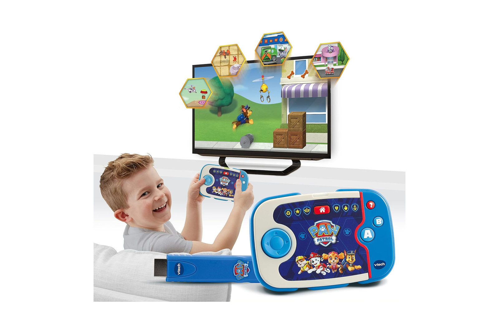 VTech ABC Smile TV Psi Patrol konsola edukacyjna wer. niemiecka