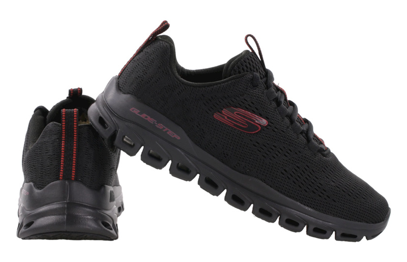 Buty Skechers GLIDE-STEP-FASTEN UP 232136-BBK