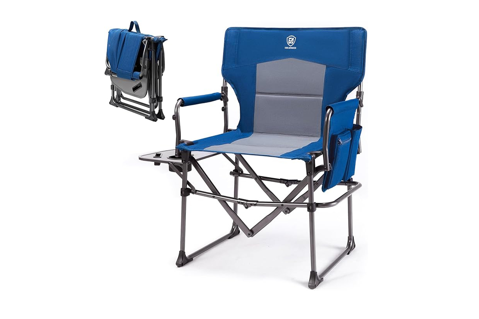 Ever Advanced B0CFDX19N6 Luxus-Camping-Klappstuhl, 120 kg