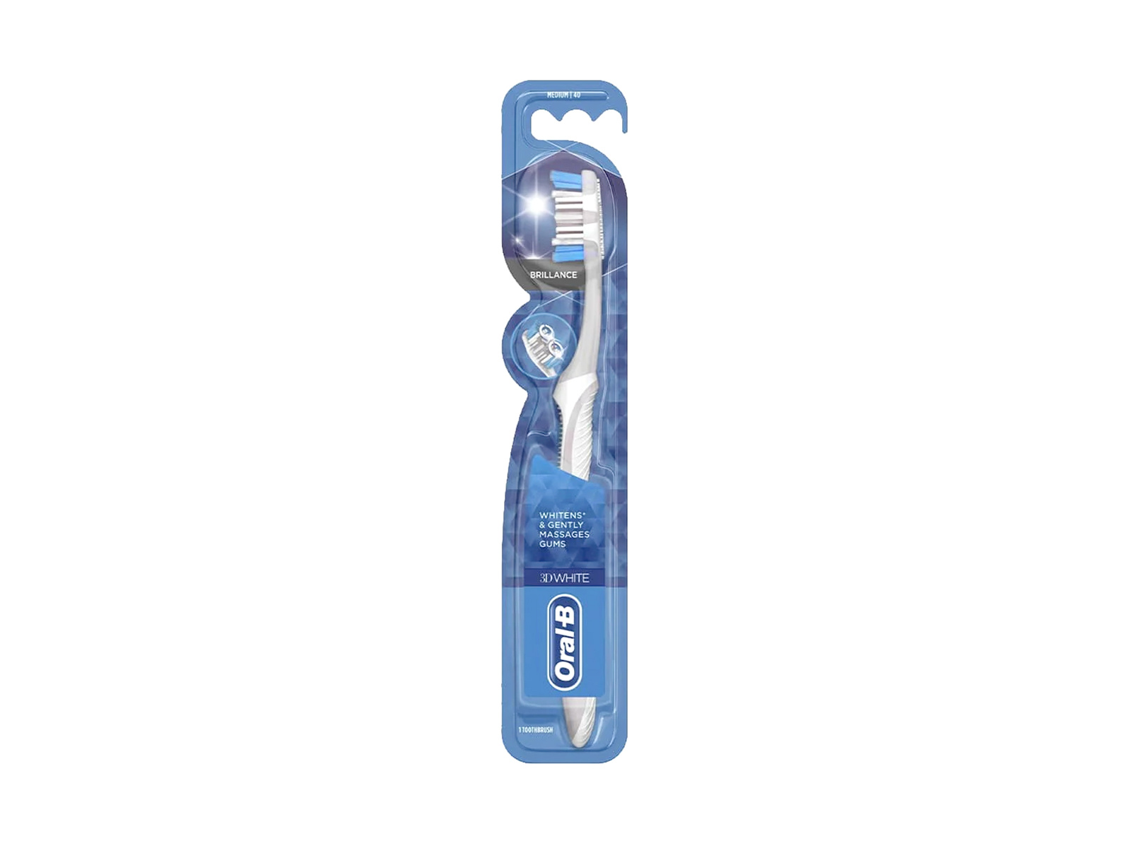 Szczoteczka do zębów Oral-B 3DWhite Brillance wybielająca (Medium)