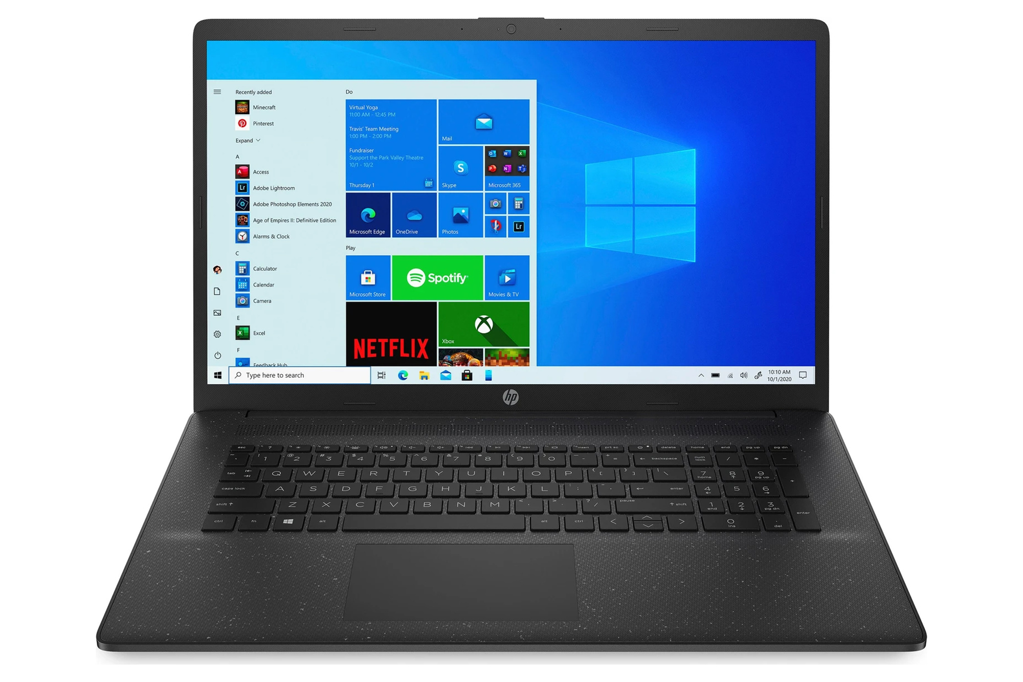 HP 17-cn0211ng Laptop Celeron N4500 8GB RAM 256GB SSD QWERTZ