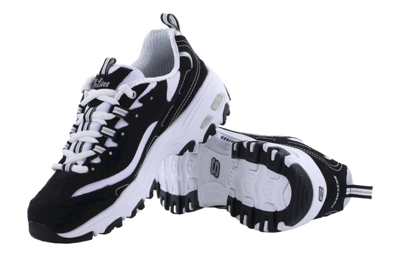 Skechers D LITES shoes - BIGGEST FAN 11930-BKW