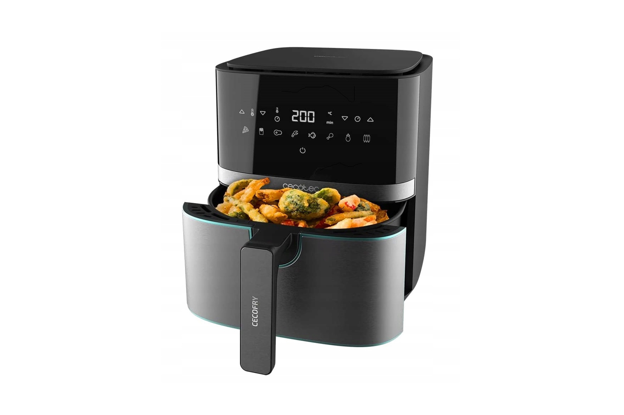 Frytkownica Air fryer Cecotec Cecofry Full InoxBlack 5500 Pro 5.5L 1700W