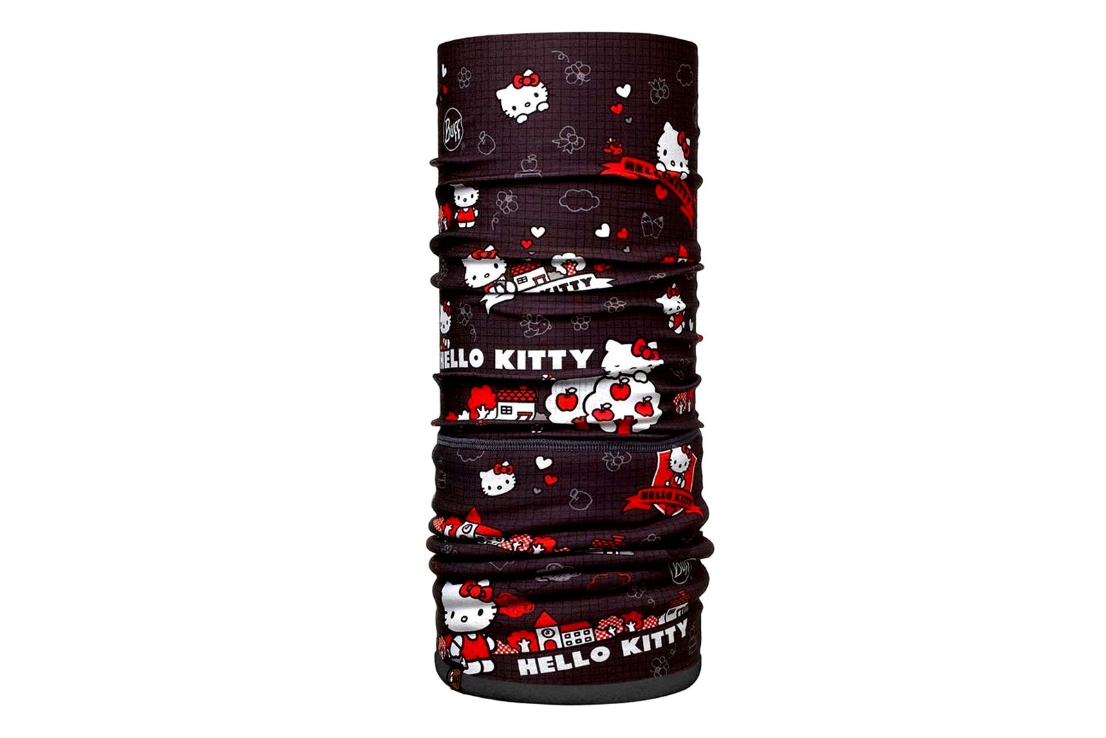 BUFF Child Polar Hello Kitty Grid Scarf