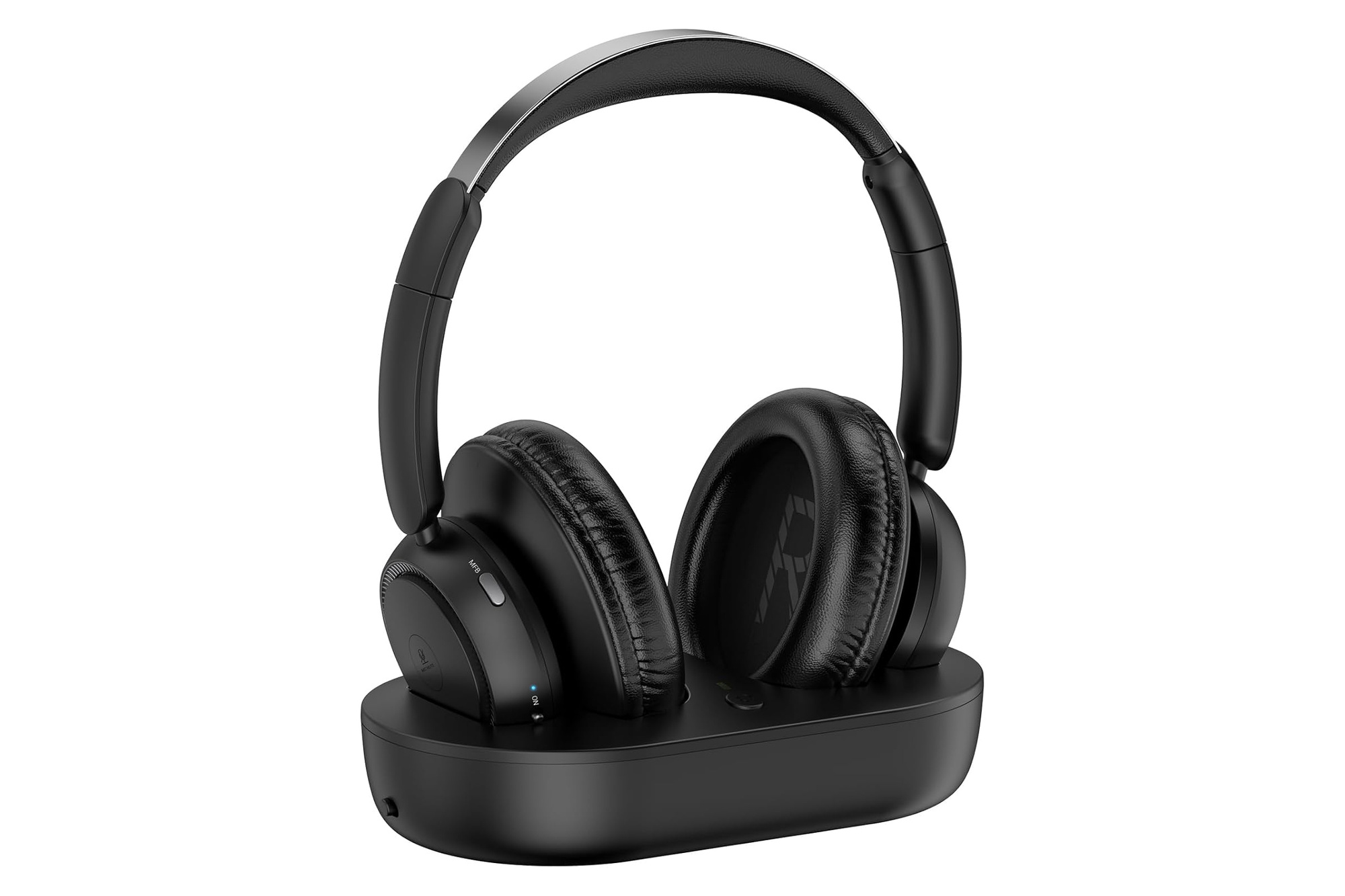 Wireless TV Headphones with Transmitter Charging Dock Optical Bluetooth 5.2