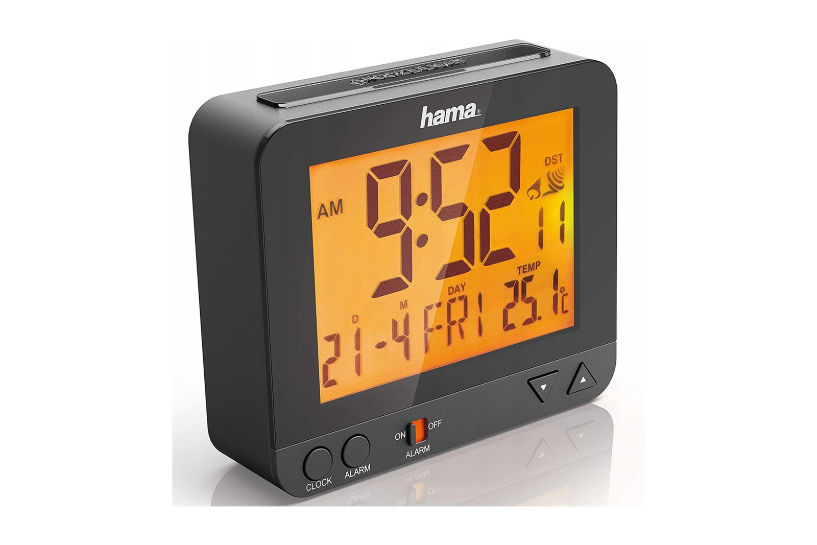 HAMA Digital RC550 Zegar Budzik radiowy 9,5cm 