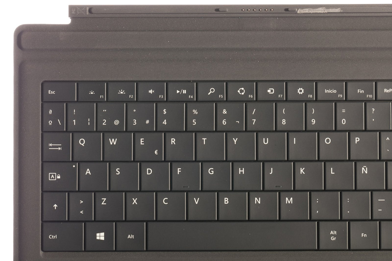 Tastatur Microsoft Surface Type Cover Pro 3 Schwarz QWERTY Spanisch Grade A