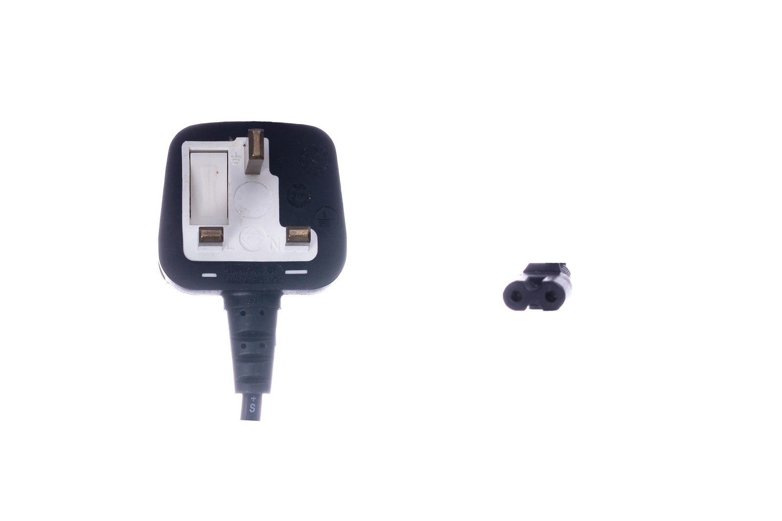 Power Cord Volex VAC7S 2-prong UK 3A 2m