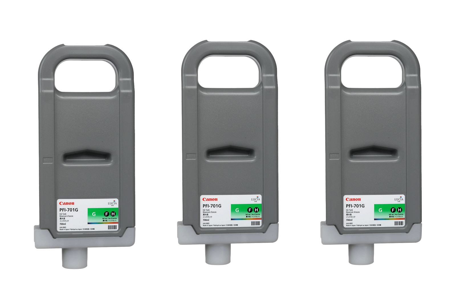 Canon PFI-701G Ink Green 3x700ml iPF8000 iPF8100