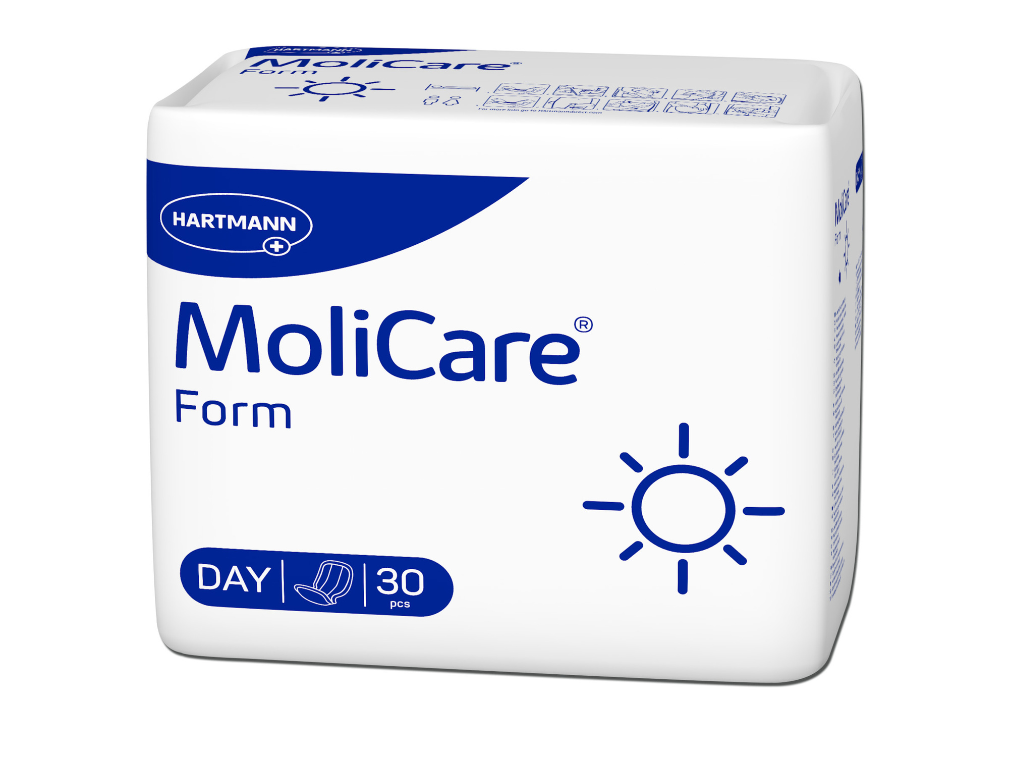 Hartmann Molicare Form Day – wkłady chłonne 30 szt. (62×31 cm)