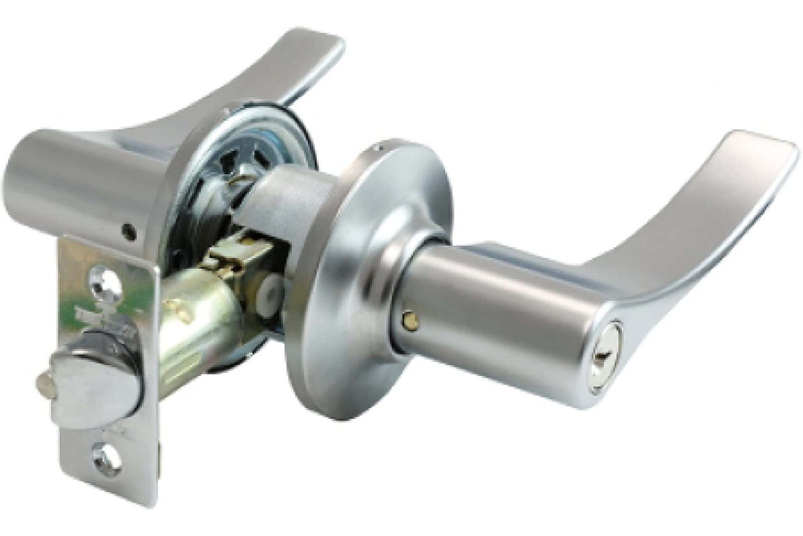 Handle with Tesa Assa Abloy insert, gray, 3B00U0CM