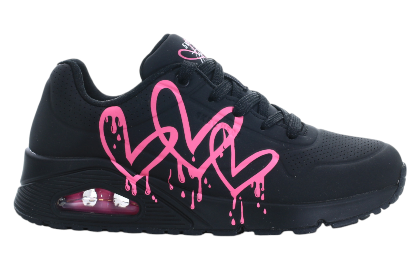 Buty damskie Skechers UNO 177980-BKPK