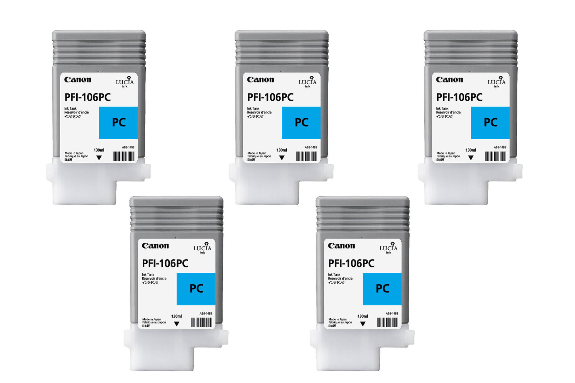 Canon PFI-106PC Blue Photo Ink 5-pack 6400