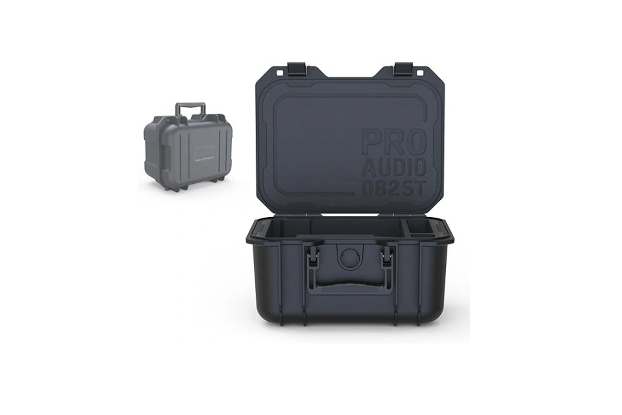 Moë & Mirakime 082ST Hard Case, Resistant, Black, with Foam