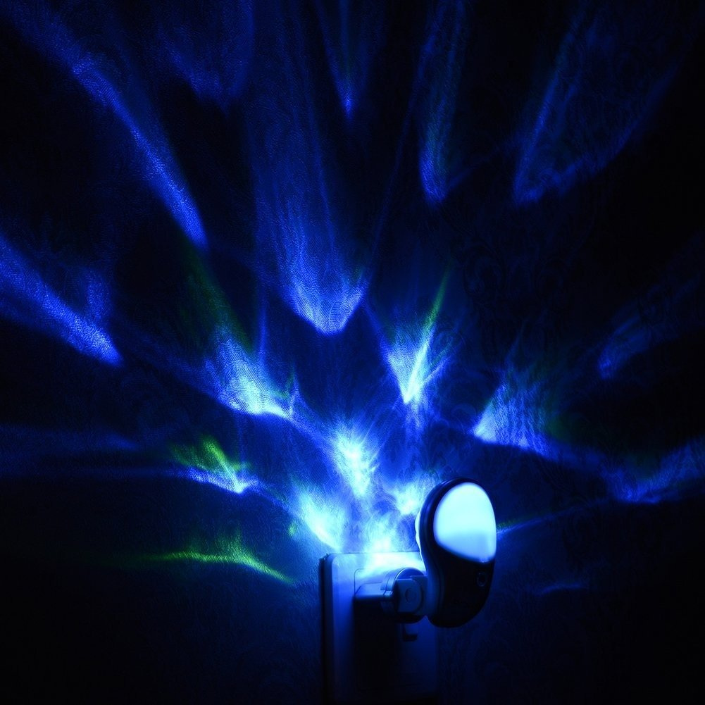 RGB LED night lamp with twilight sensor