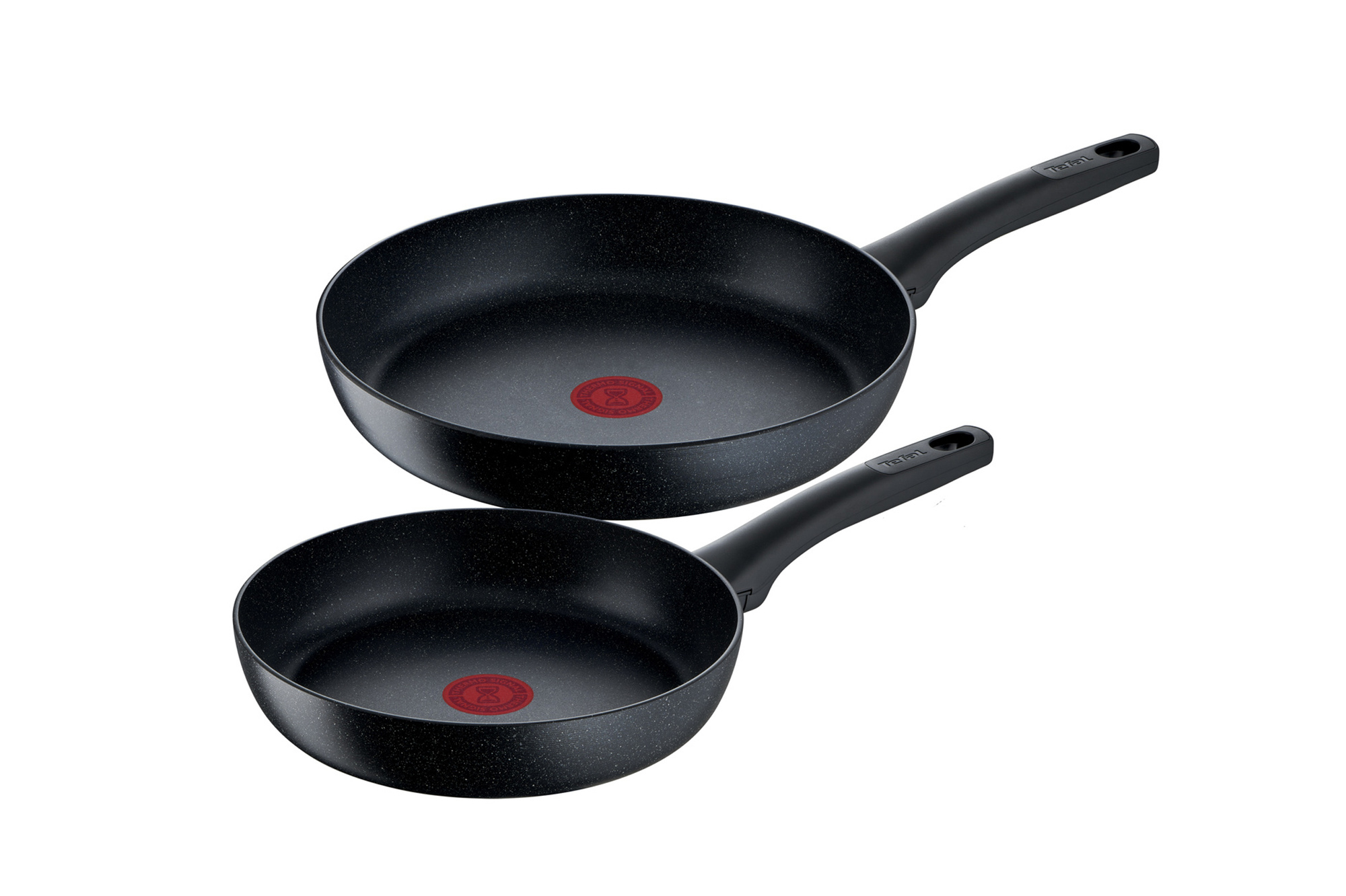 Tefal Black Stone Frying Pan Set 24/28cm Induction