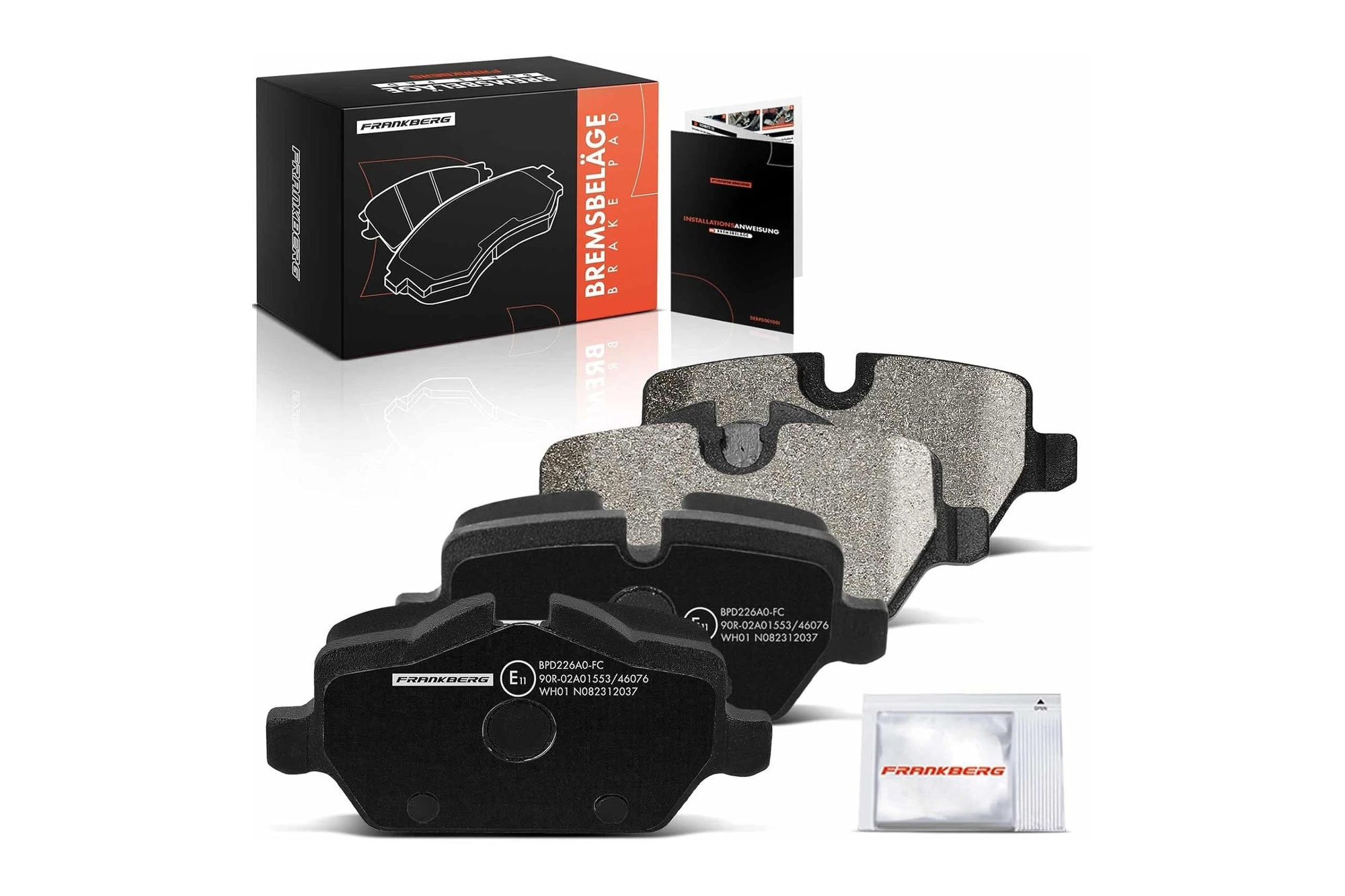 Frankberg Rear Brake Pads Set BMW 1 E81 E87 3 E90 Mini Countryman R60