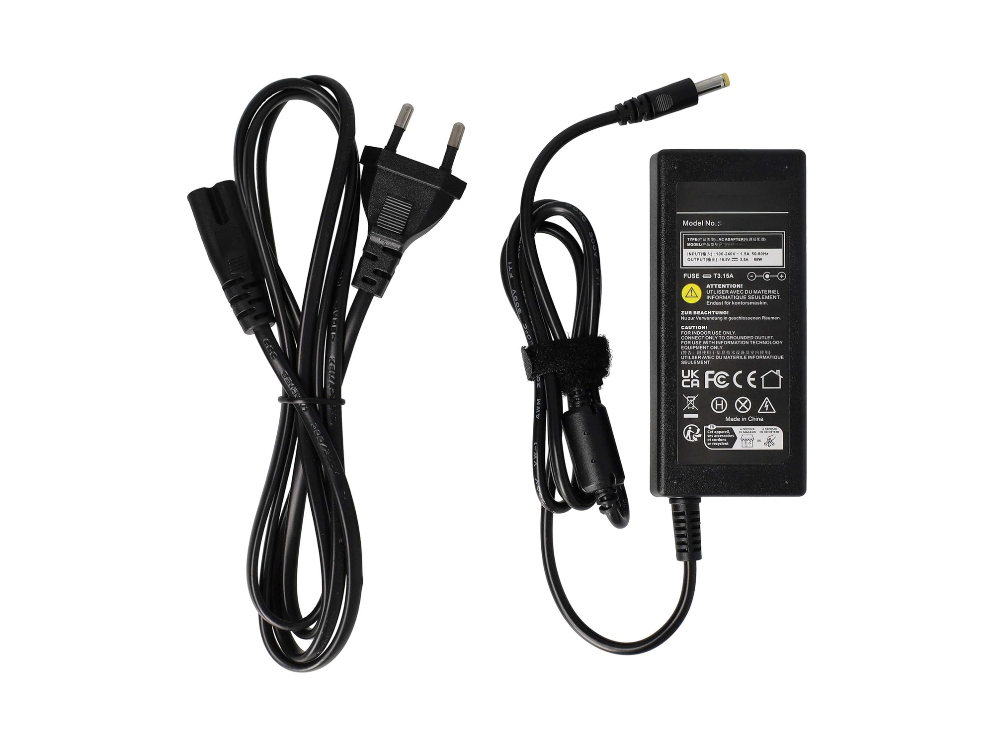 Zasilacz do laptopa Compaq HP 18.5V 3.5A 65W Zamiennik (4.8x1.7mm)