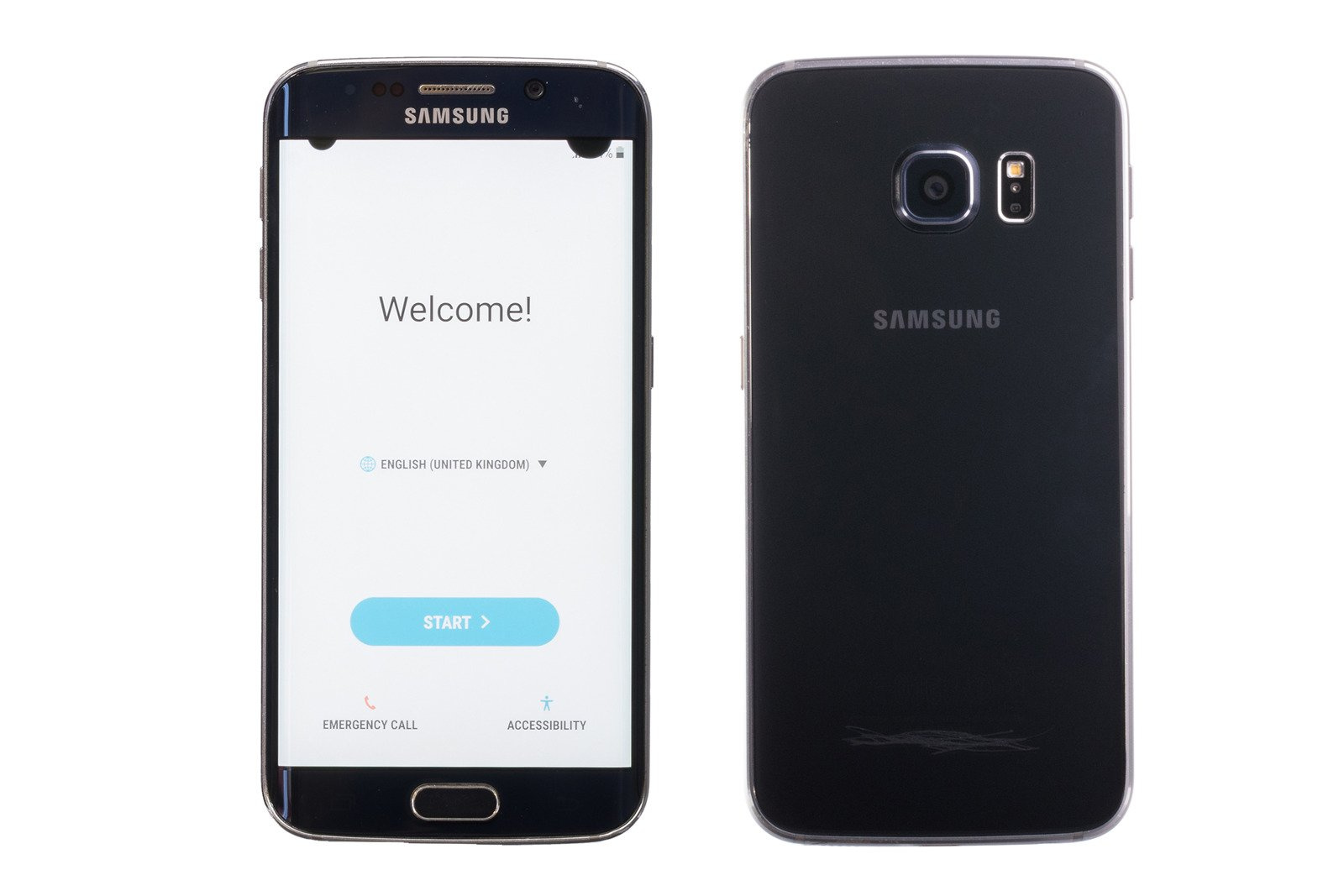 Samsung Galaxy S6 Edge Black 32GB SM-G925F Ersatzbox Damaged