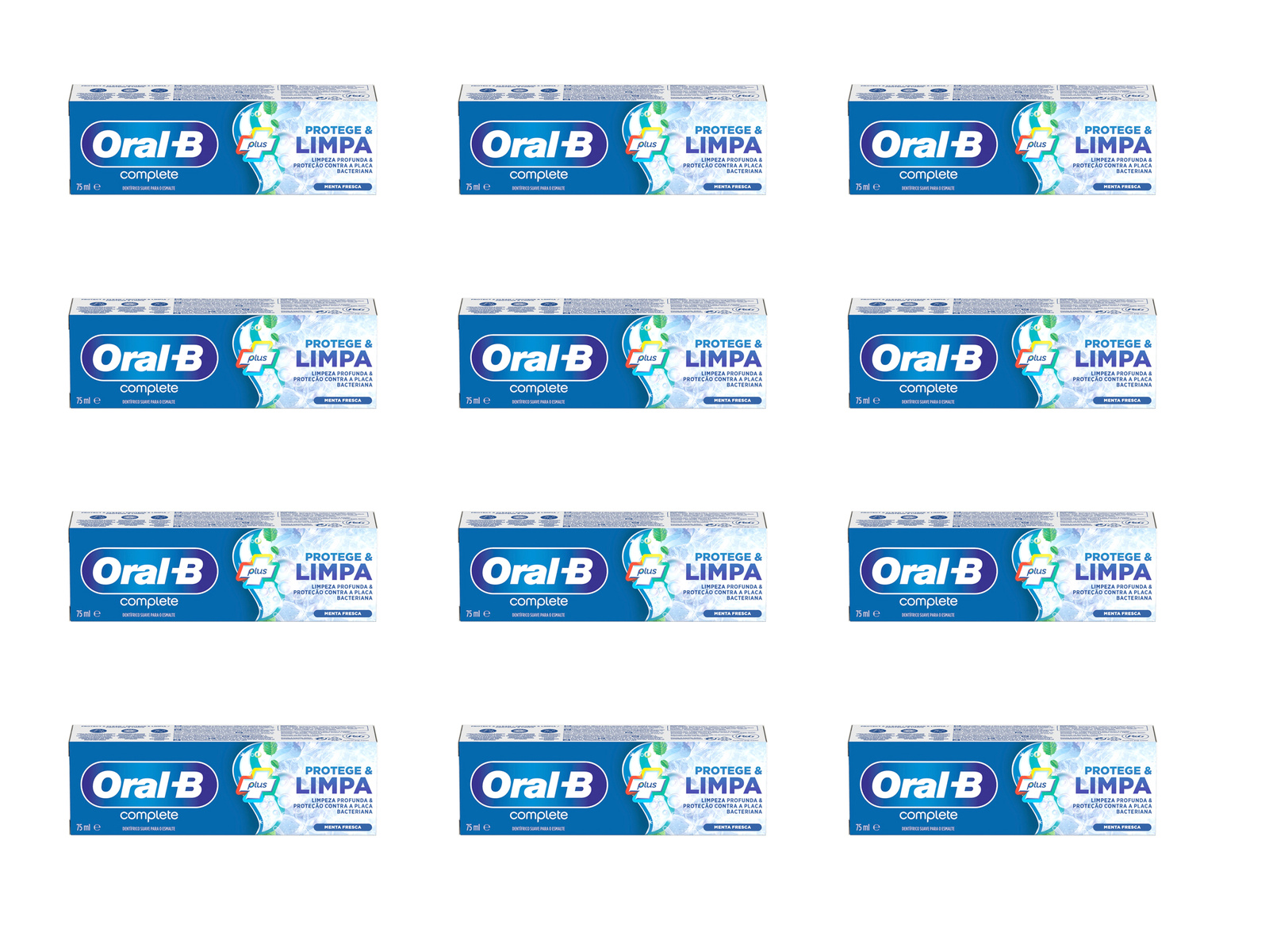 12 szt. Pasta do zębów Oral-B Complete 2w1 odświeżenie i wybielanie 75 ml