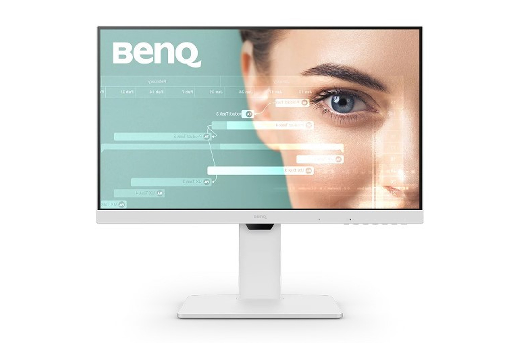 BenQ GW2786TC Monitor 27 Zoll IPS 100Hz USB-C 65W Mikrofon Weiß