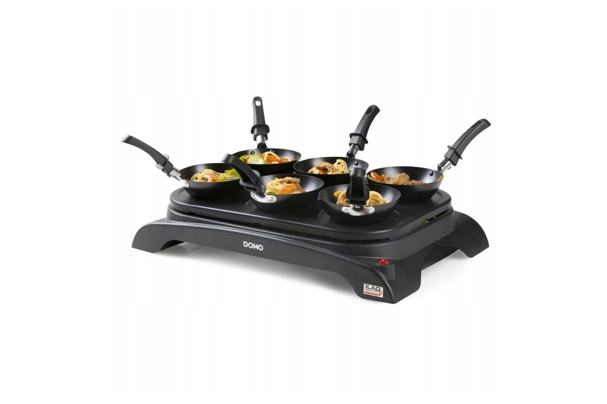 DOMO DO8710W Elektrischer Crêpe-Maker-Grill + Pfannen-Set