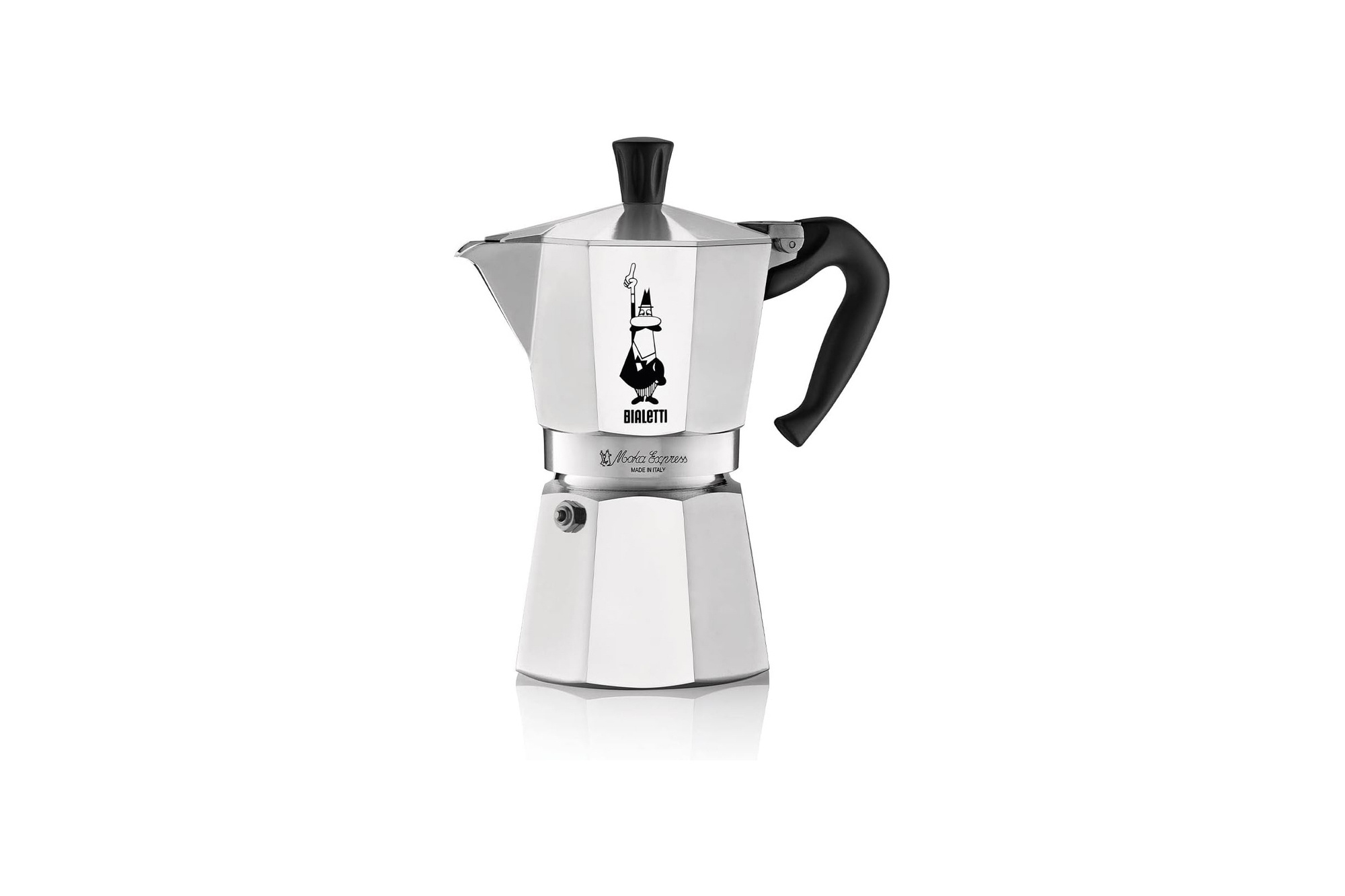 Bialetti Moka Express Kaffeemaschine für 6 Tassen, 270 ml