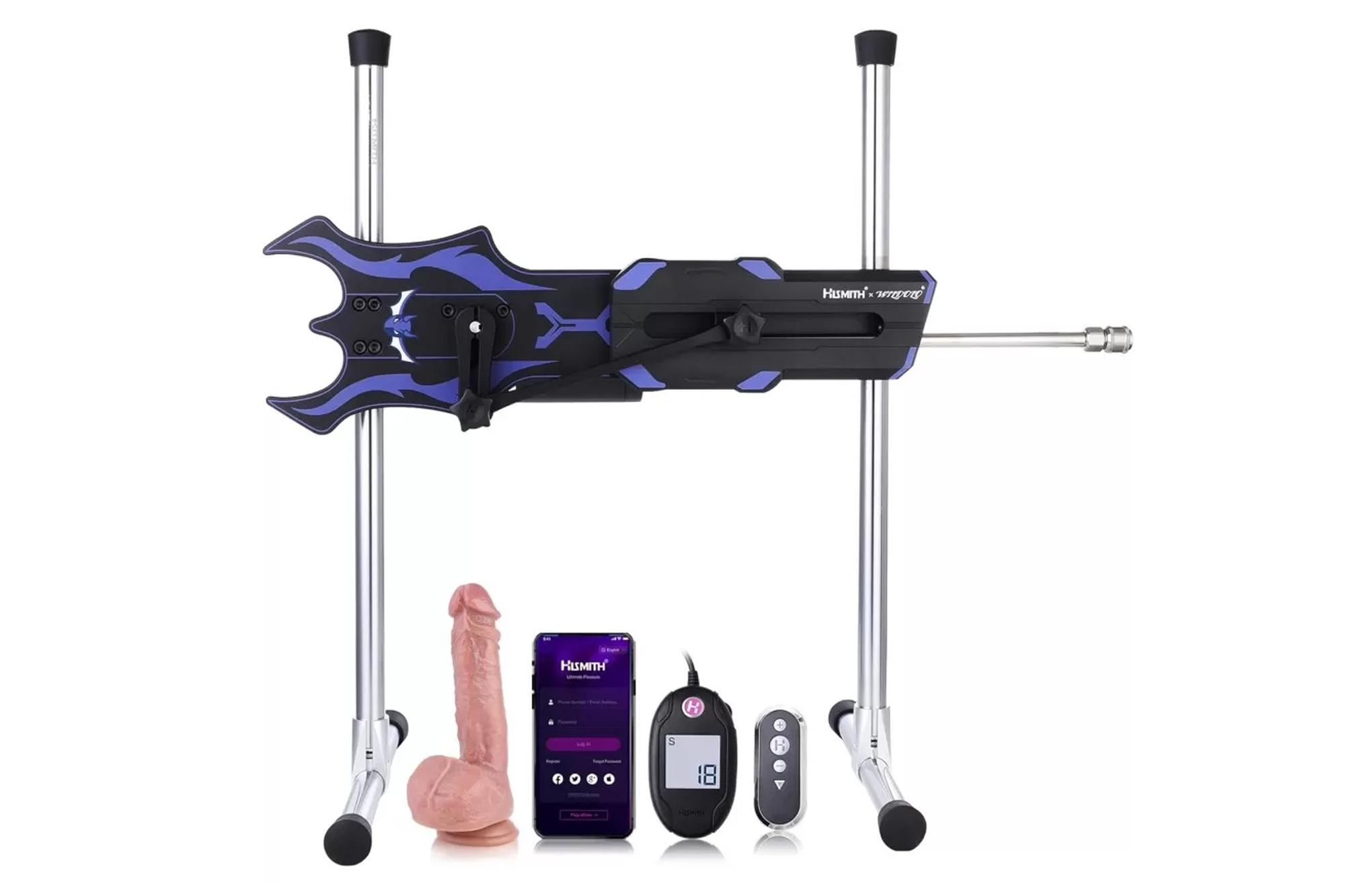 Maszyna do seksu Hismith Wildolo HS-29 Pro aplikacja dildo 100W