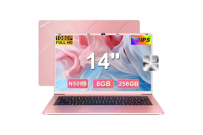 Laptop Ruzava RK70 14" FHD N5095 8GB 256GB SSD Rose Gold Metal Win11