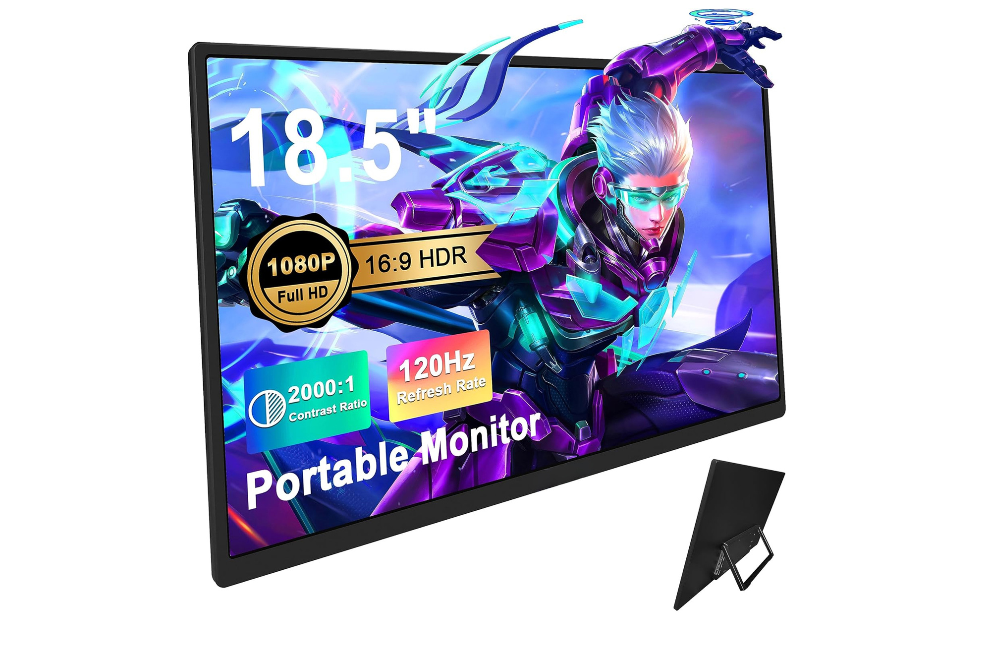 Przenośny Monitor 15.6" FHD 1080P USB-C HDMI VESA