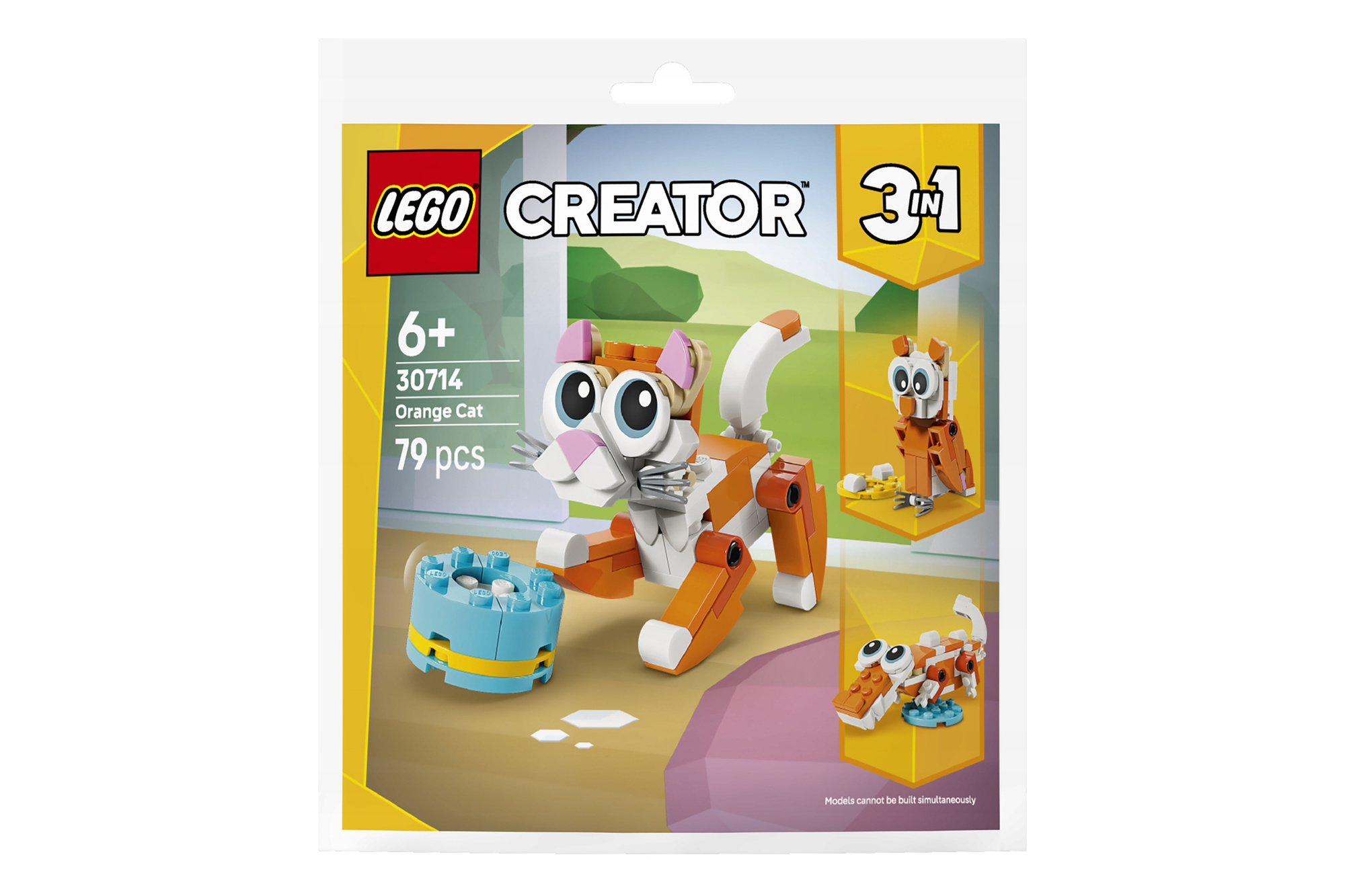 LEGO Creator 30714 Rudy Kot 3w1 Krokodyl Sowa Zestaw Klocków