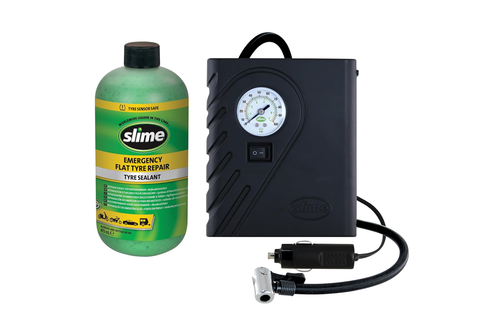 Zestaw naprawczy Slime Smart Repair 50050 sprężarka 12V 473ml