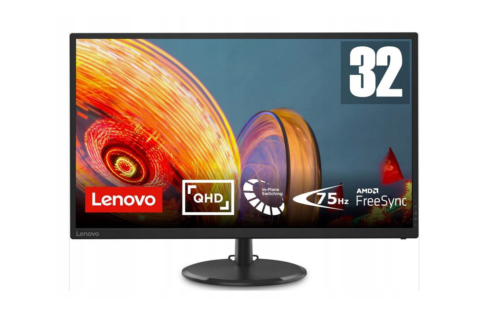 Lenovo D32q-20 31.5" QHD IPS 75Hz 4ms FreeSync DisplayPort HDMI