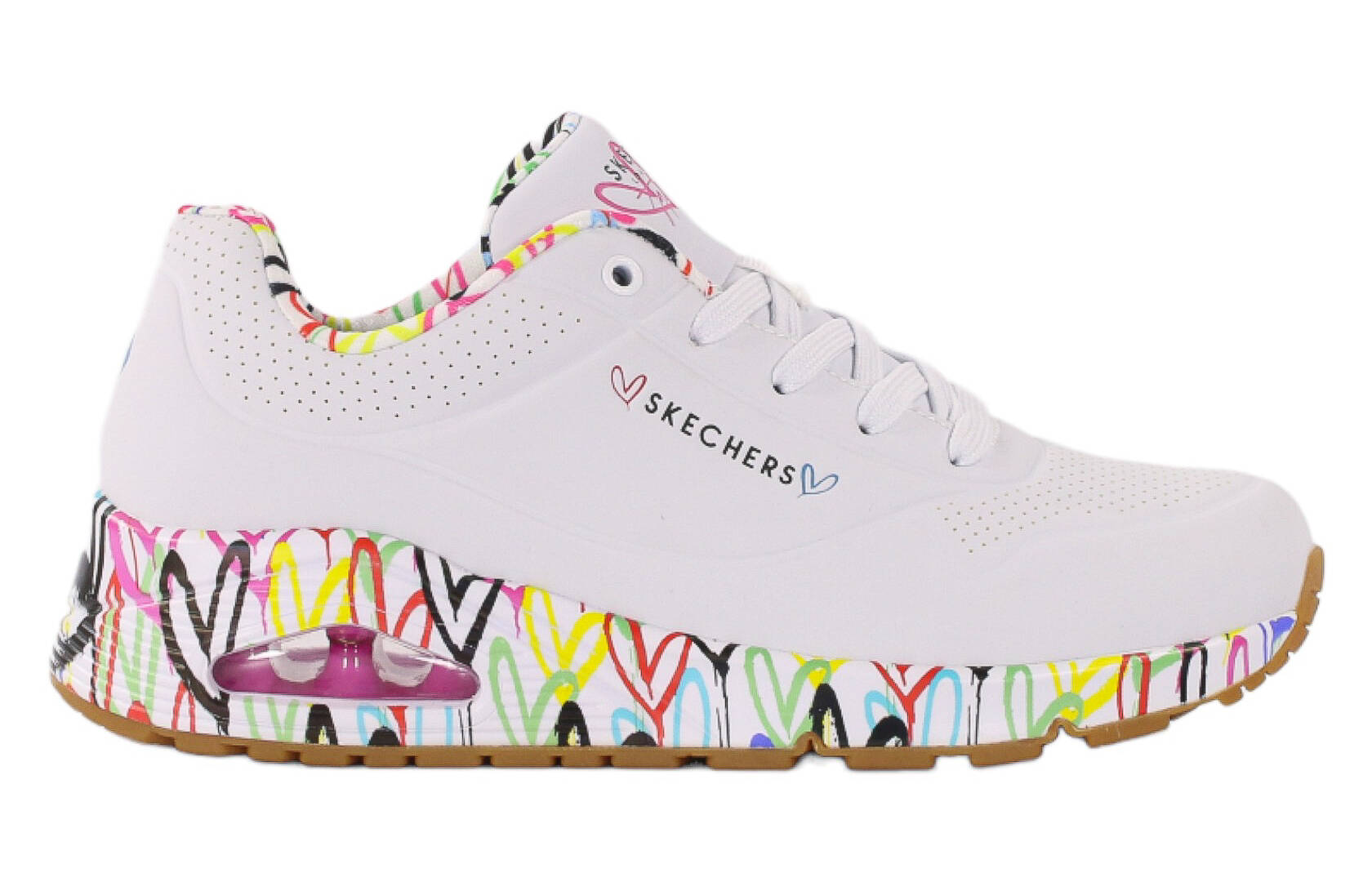 Buty damskie Skechers UNO 155506-WHT