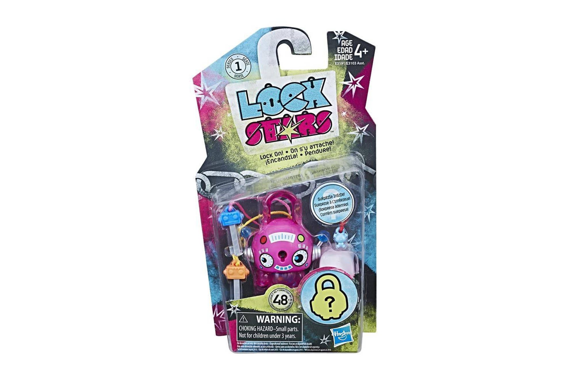 Figurka Kłódka Lock Stars - Pink Robot