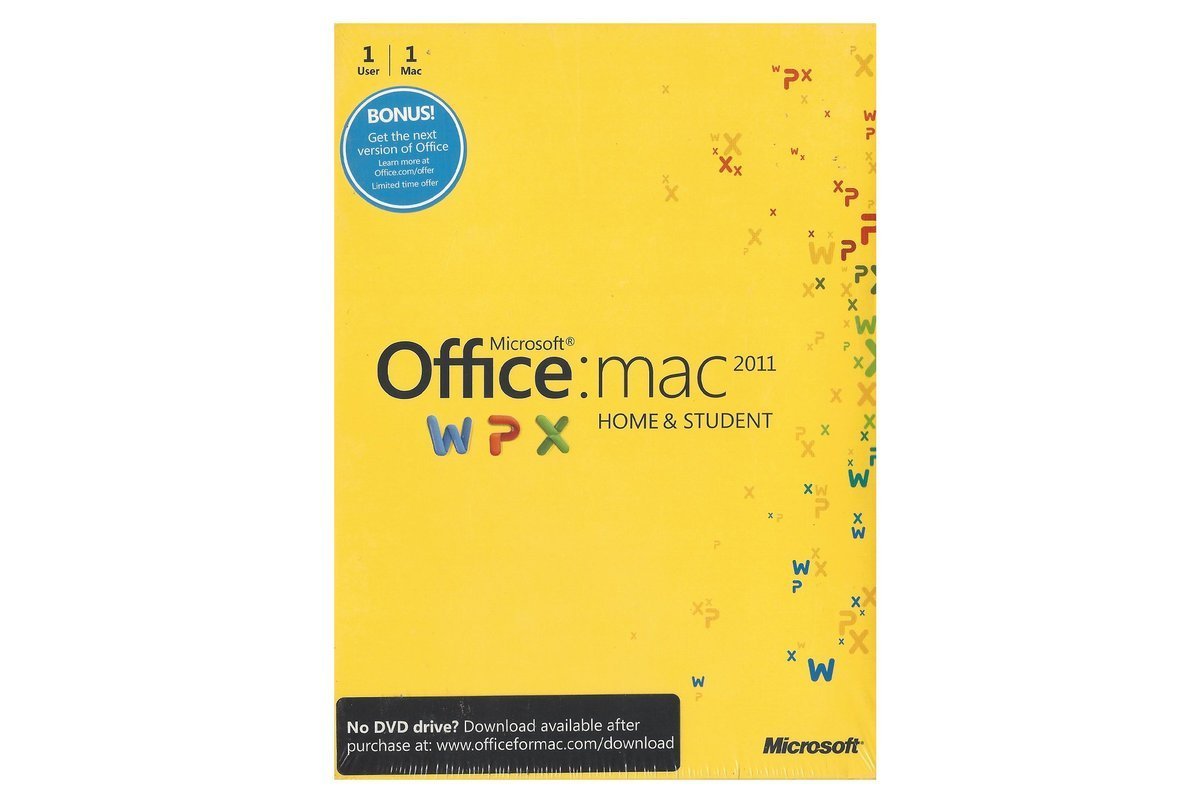 Microsoft Office Home&Student 2011 Mac GZA-00137 English Non-EU/EFTA