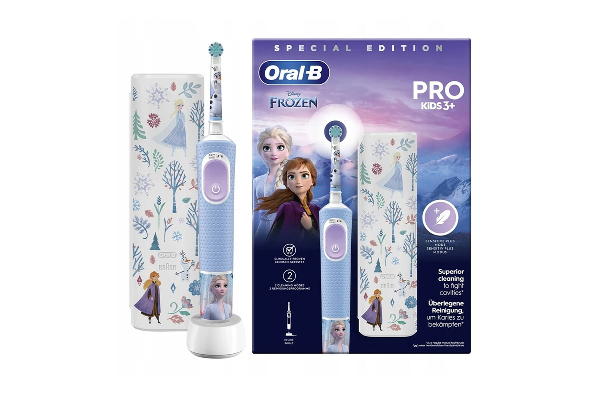 Oral-B Szczoteczka do zębów Vitality Pro Kids Frozen +etui +naklejki
