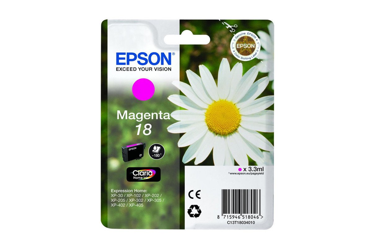 Oryginalny tusz Epson 18 C13T18034010 Magenta